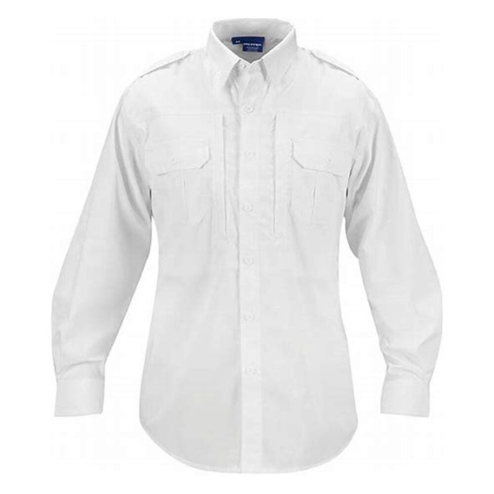 NWT - Overstock Germany XL MIL-TEC Men's white Tactical Shirt Police-Military